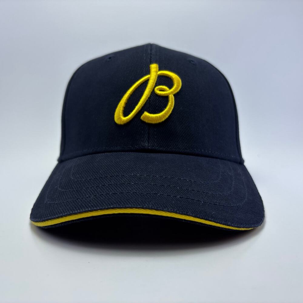 NWOT BREITLING 1884 Navy Blue Organic Cotton Adjustable Baseball Hat OSFA